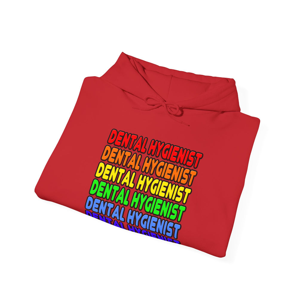 Rainbow Dental Hygienist - Unisex Heavy Blend™ Hooded Sweatshirt