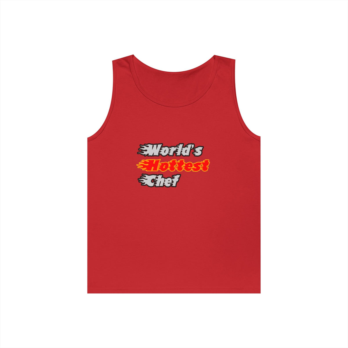 World's Hottest Chef - Unisex Heavy Cotton Tank Top