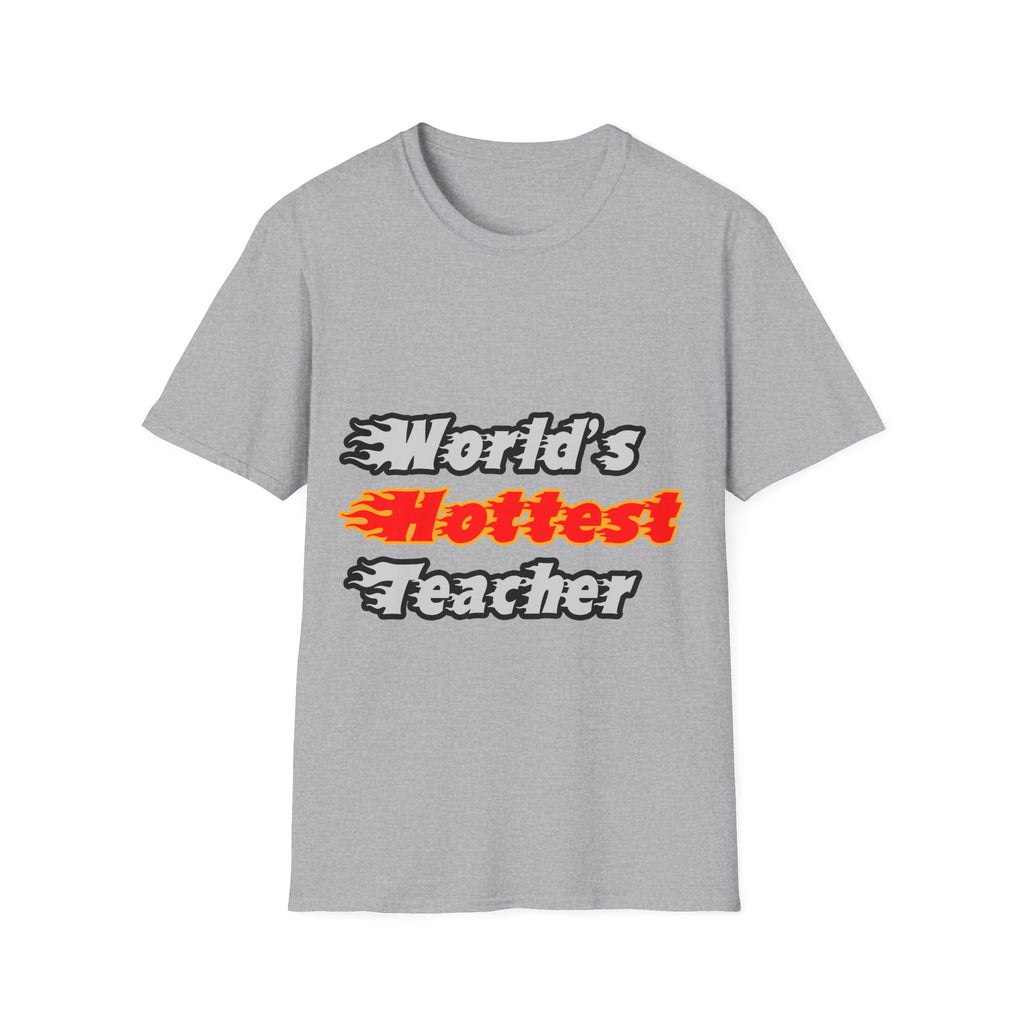 World's Hottest Teacher - Unisex Softstyle T-Shirt
