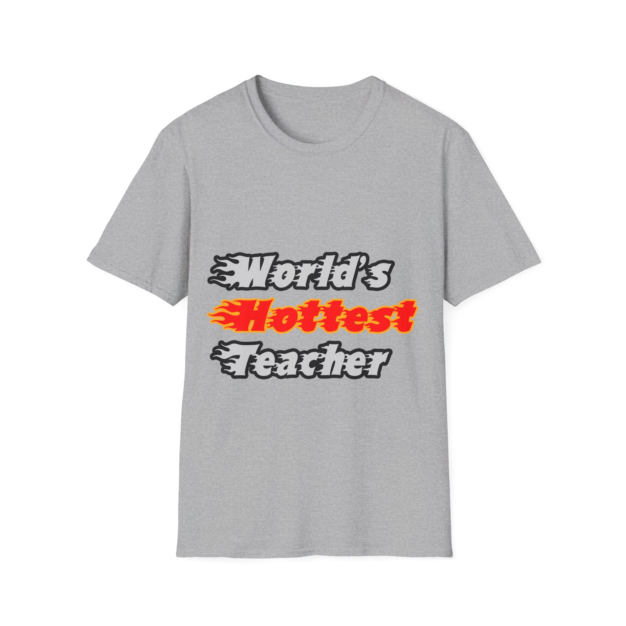 World's Hottest Teacher - Unisex Softstyle T-Shirt