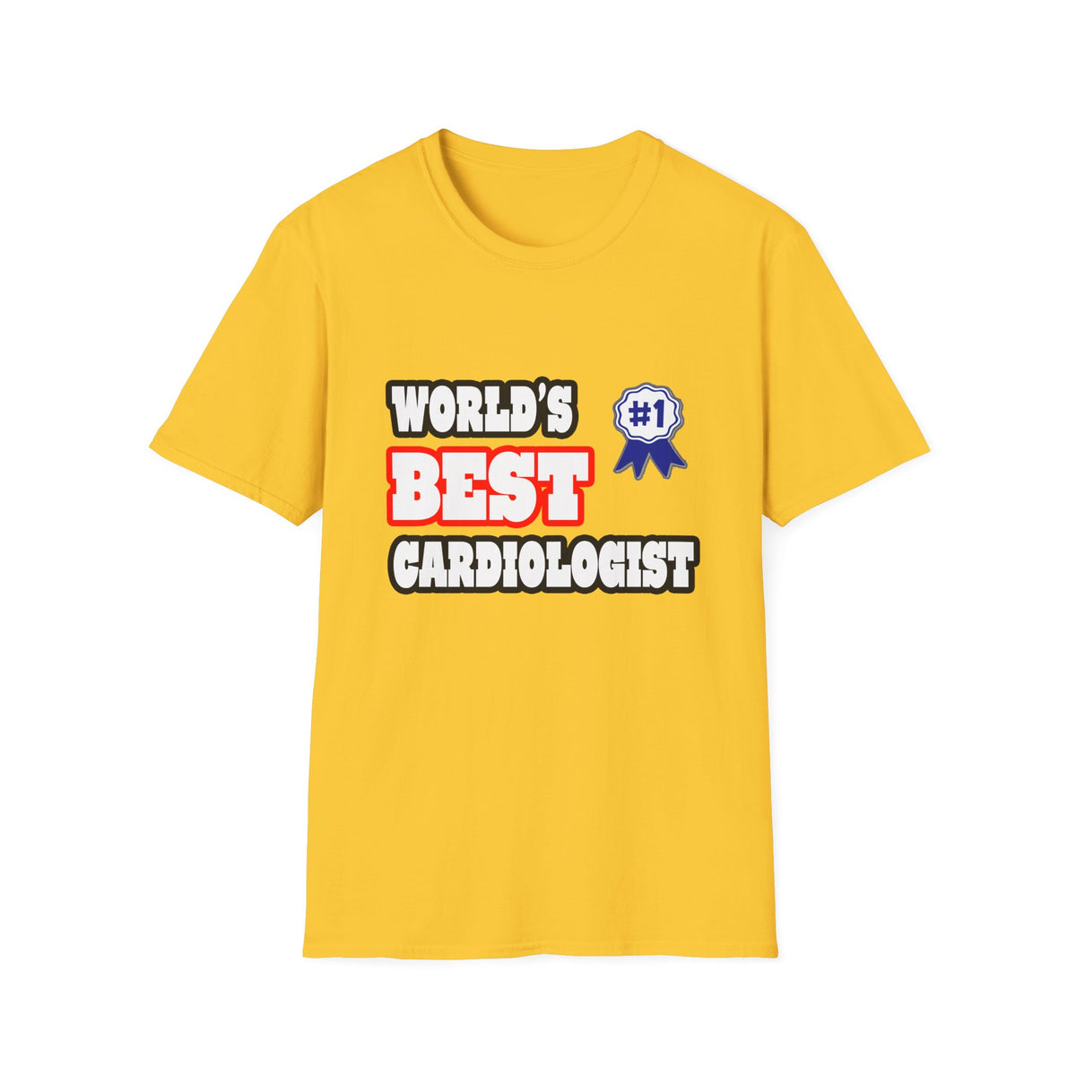 World's Best Cardiologist - Unisex Softstyle T-Shirt