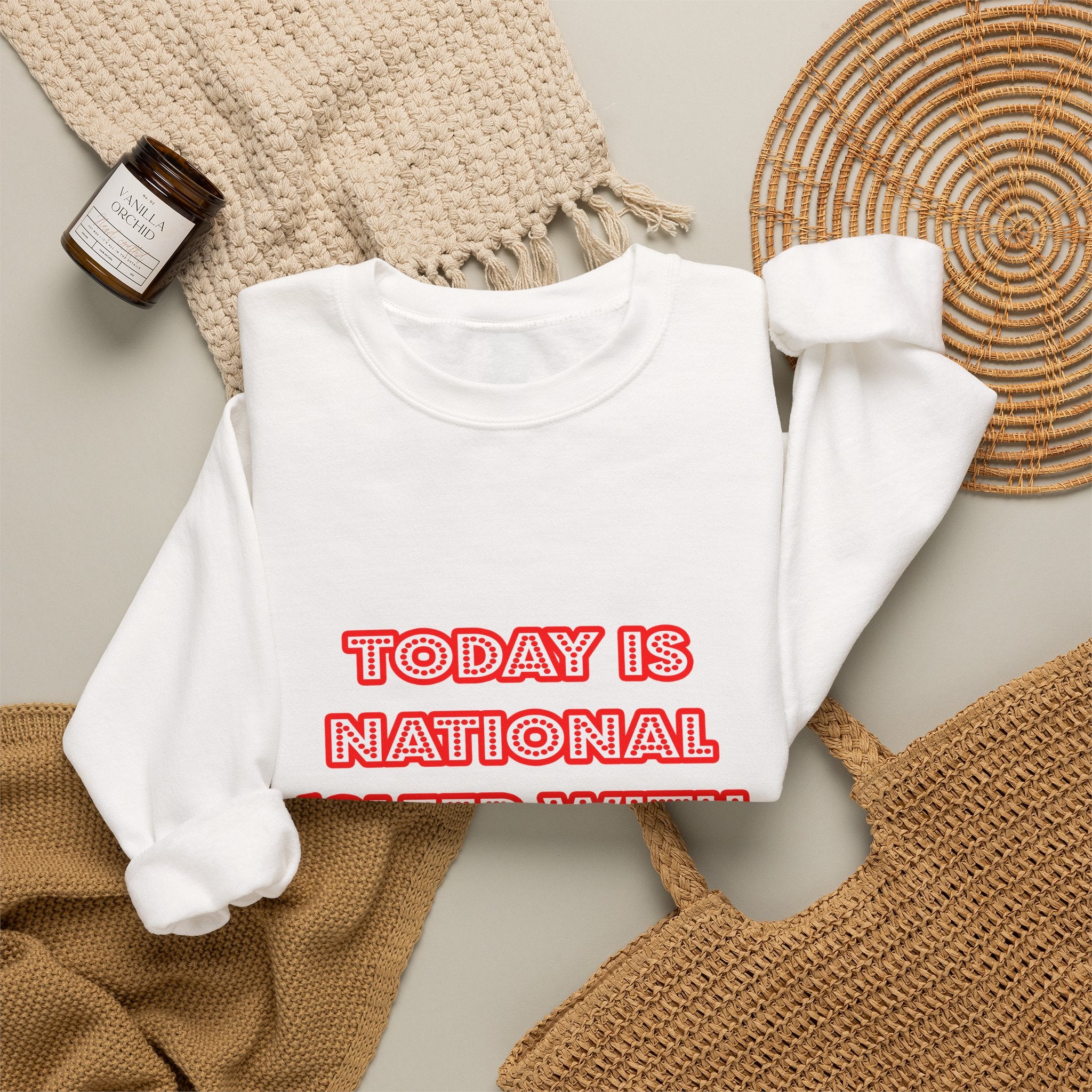 National 'Sleep With a Nurse' Day - Unisex Heavy Blend™ Crewneck Sweatshirt
