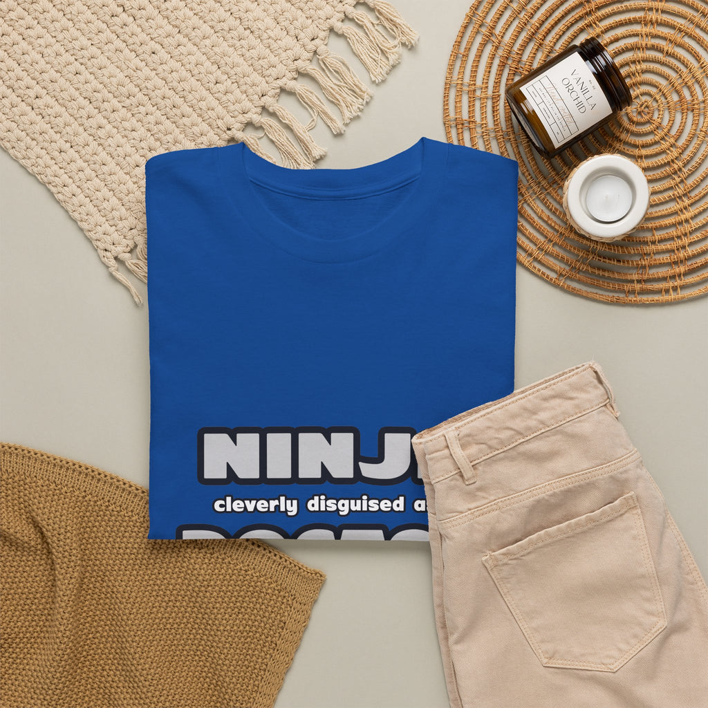 Ninja Cleverly Disguised As A Doctor - Unisex Heavy Cotton Tee
