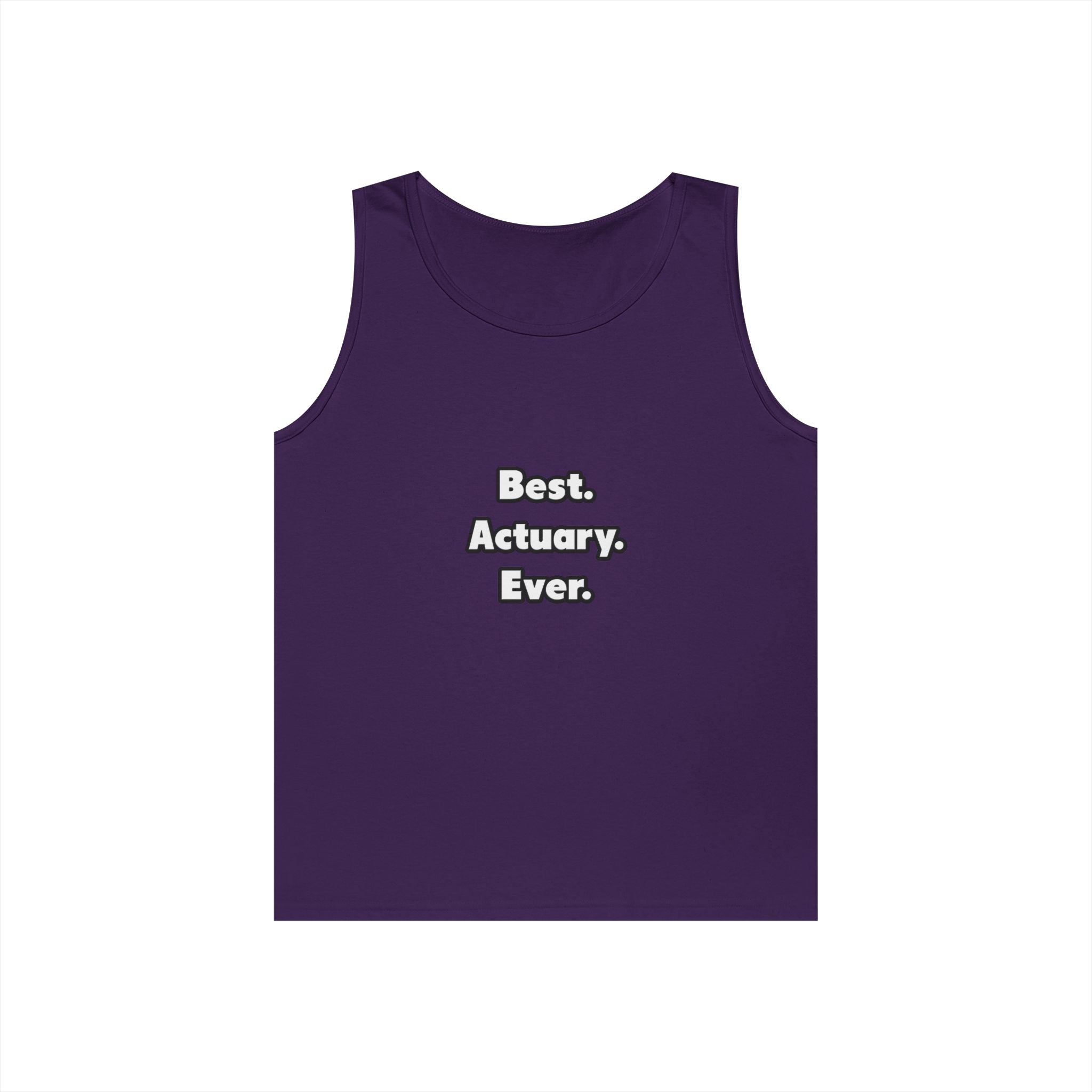 Best. Actuary. Ever - Unisex Heavy Cotton Tank Top