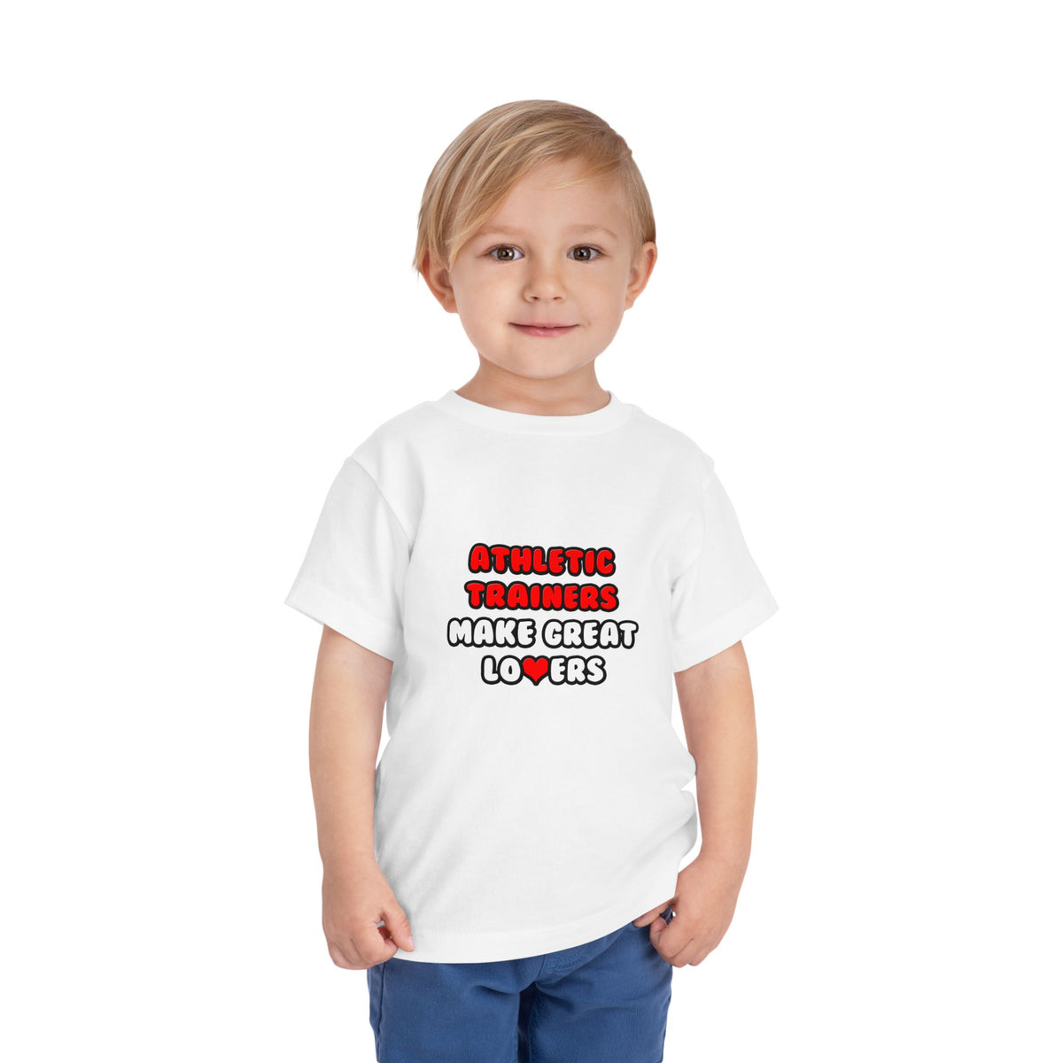 Athletic Trainers Make Great Lovers - Toddler Short Sleeve Tee