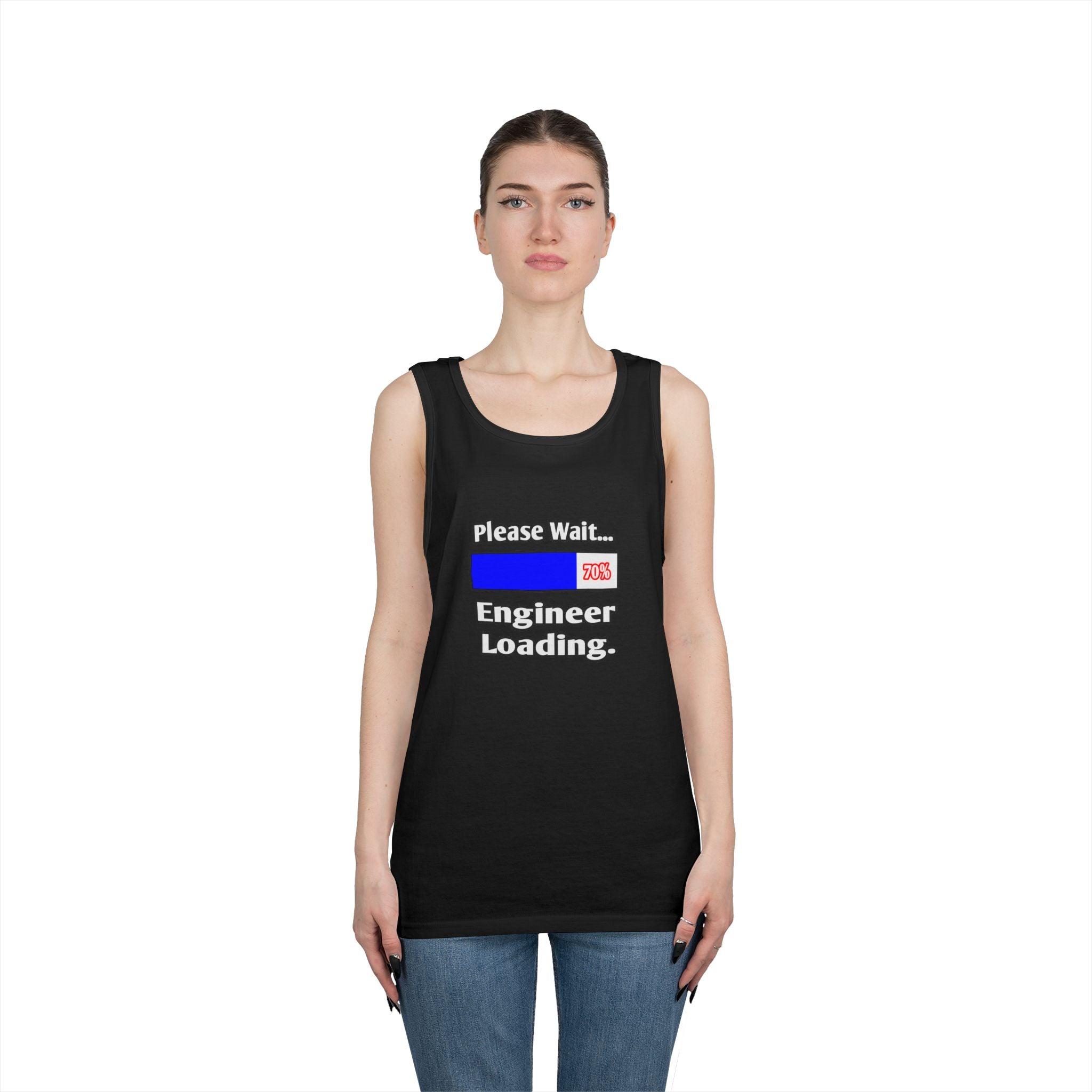 Please Wait...Engineer Loading - Unisex Heavy Cotton Tank Top