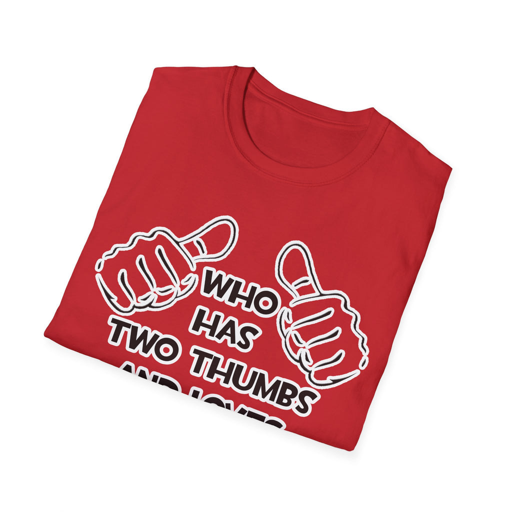 Two Thumbs and Loves Farming - Unisex Softstyle T-Shirt