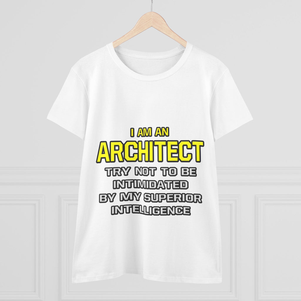 Architect...Superior Intelligence - Women's Midweight Cotton Tee