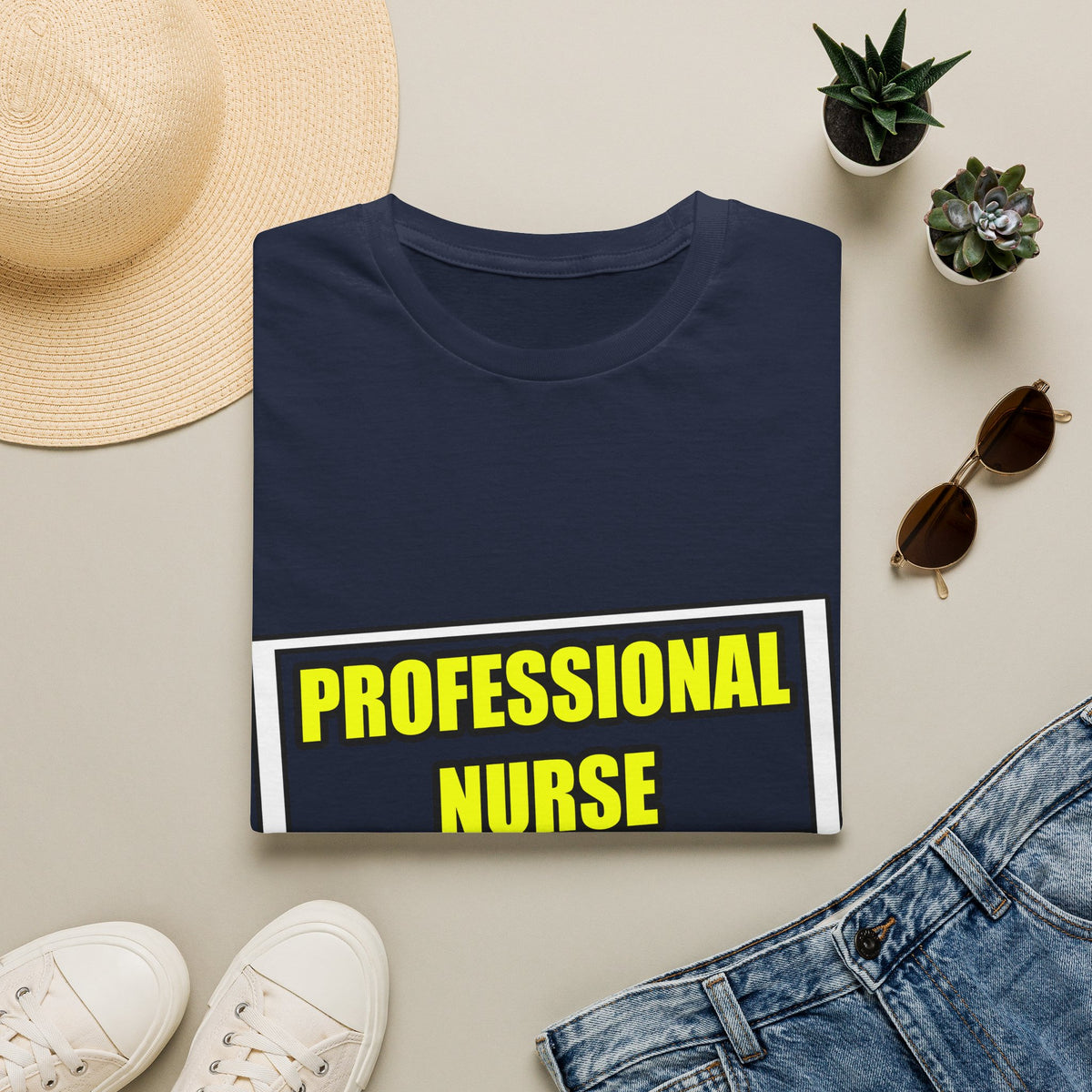 Professional Nurse...Don't Try This At Home - Unisex Softstyle T-Shirt