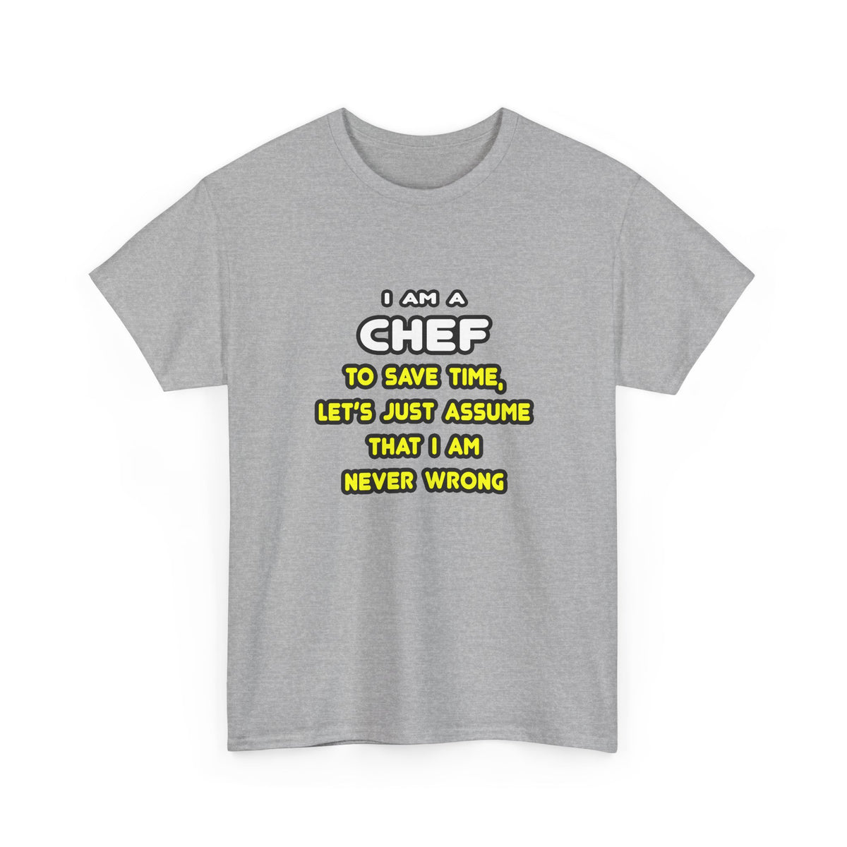 Funny Chef T Shirts and Gifts - Unisex Heavy Cotton Tee