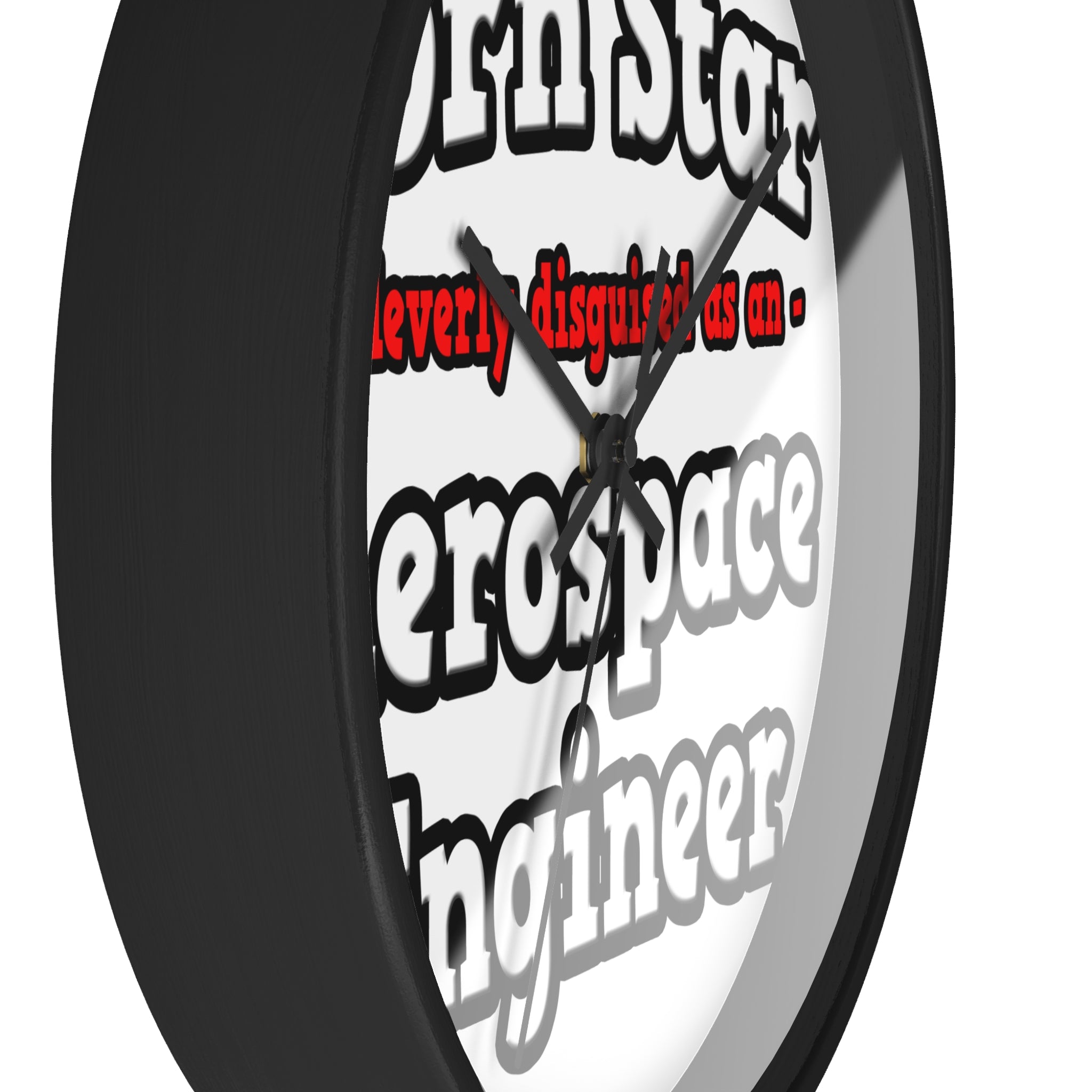 Porn Star...Aerospace Engineer - Wall Clock
