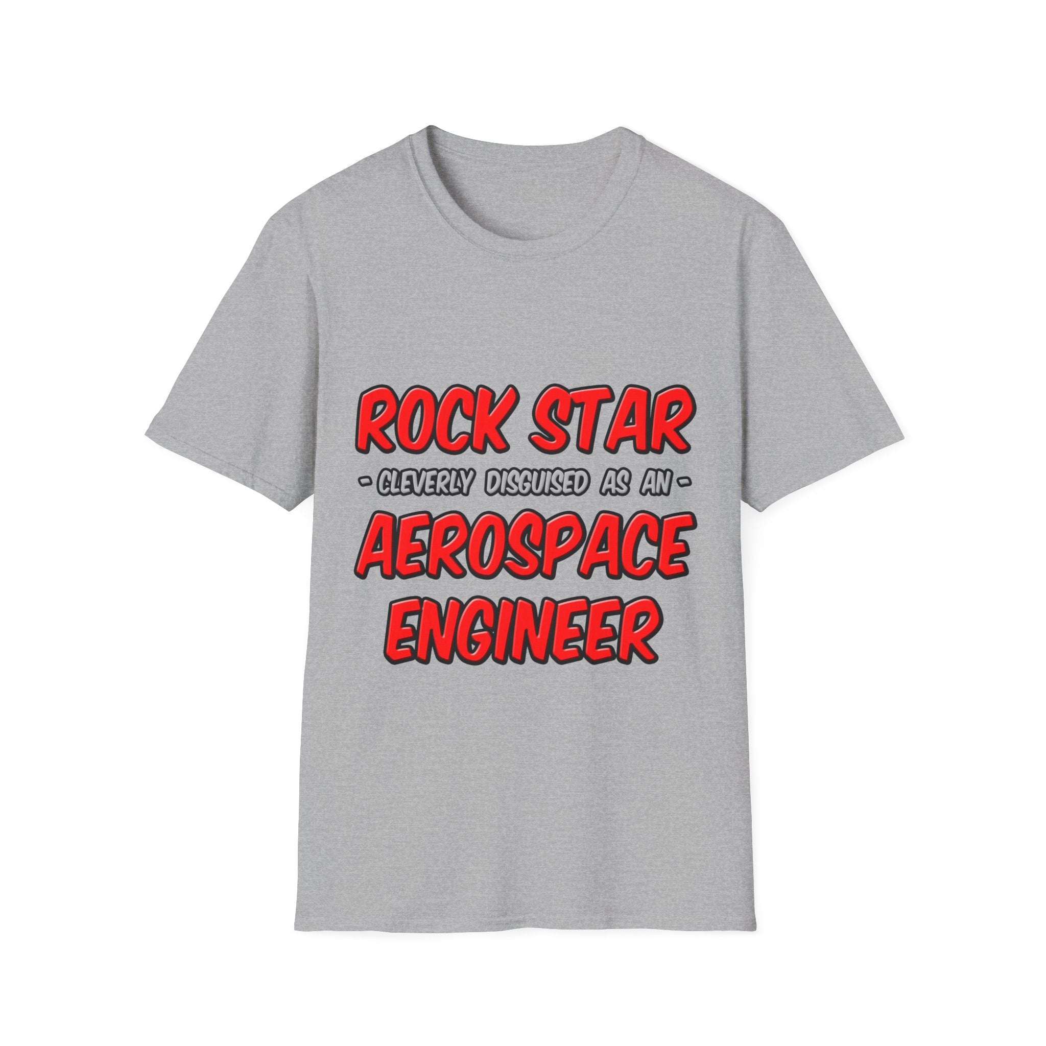 Rock Star...Aerospace Engineer - Unisex Softstyle T-Shirt