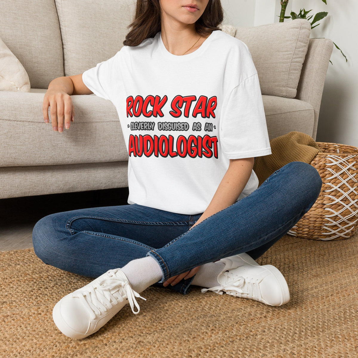 Rock Star...Audiologist - Unisex Softstyle T-Shirt