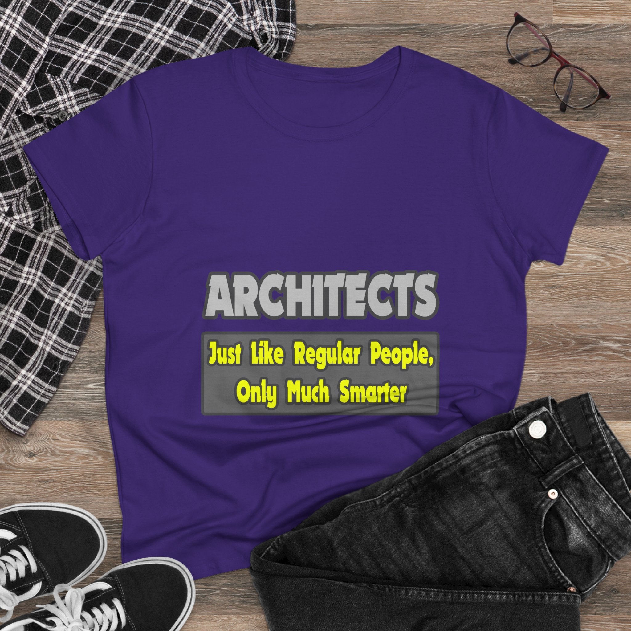 Architects...Smarter - Women's Midweight Cotton Tee