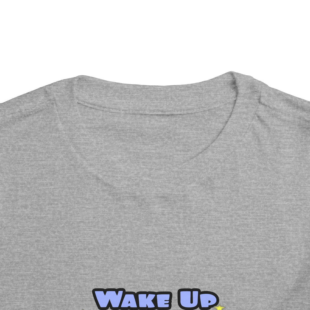 Wake Up Happy .. Sleep With Cardiovascular Tech - Toddler Short Sleeve Tee