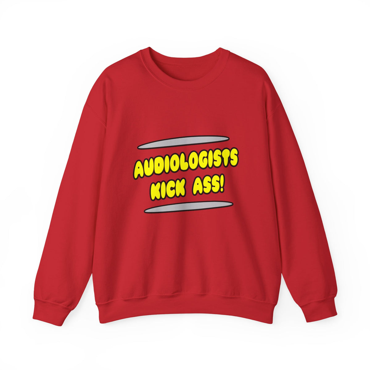Audiologists Kick Ass! - Unisex Heavy Blend™ Crewneck Sweatshirt
