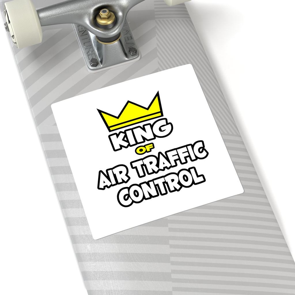 King of Air Traffic Control - Square Stickers