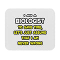 Funny Biologist T Shirts and Gifts - Mouse Pad (Rectangle)