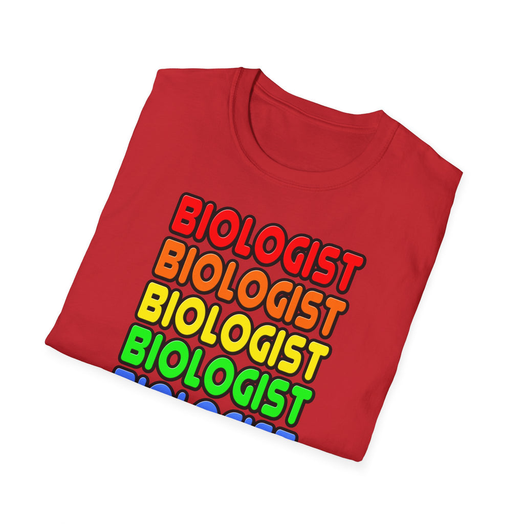 Rainbow Biologist - Unisex Softstyle T-Shirt