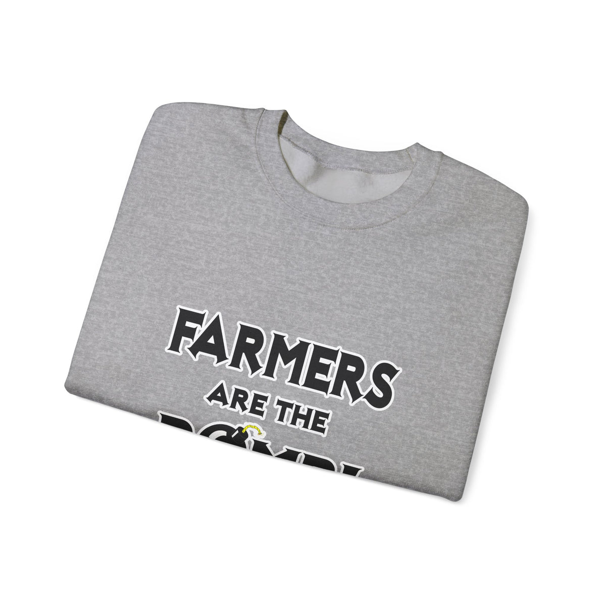 Farmers Are The Bomb! - Unisex Heavy Blend™ Crewneck Sweatshirt