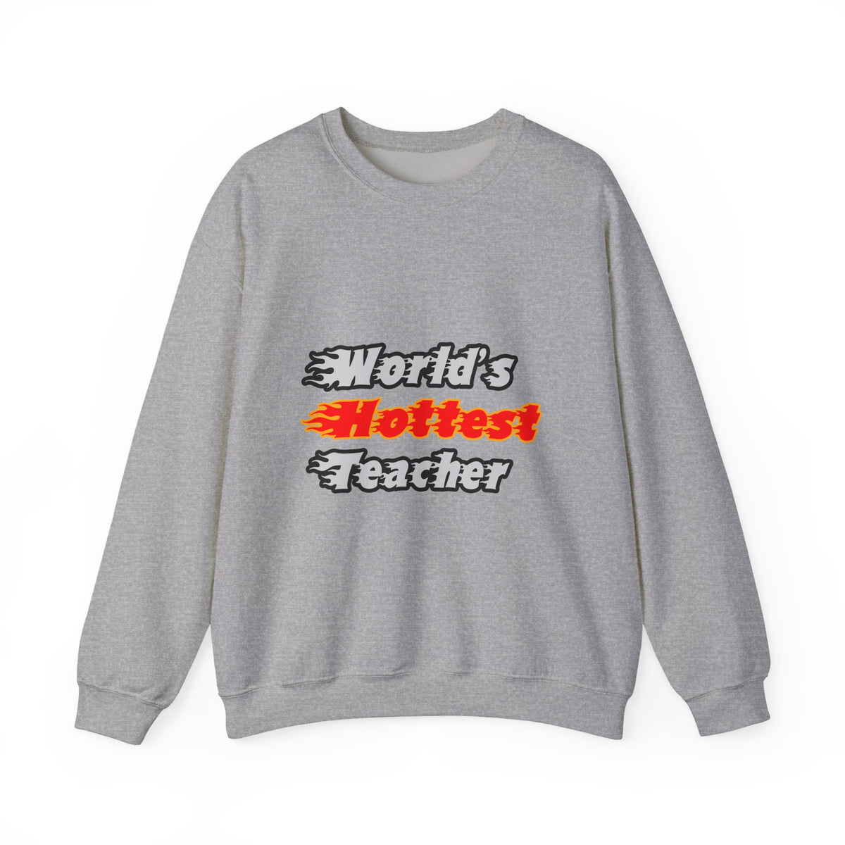 World's Hottest Teacher - Unisex Heavy Blend™ Crewneck Sweatshirt