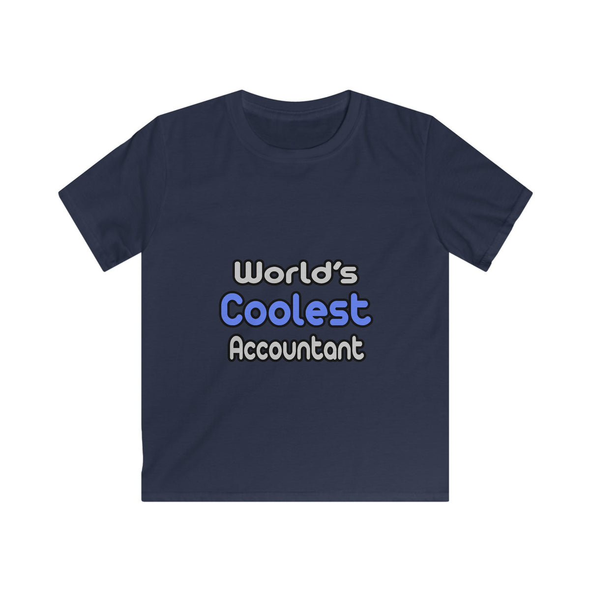 World's Coolest Accountant - Kids Softstyle Tee