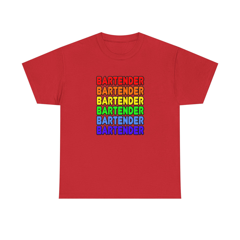 Rainbow Bartender - Unisex Heavy Cotton Tee