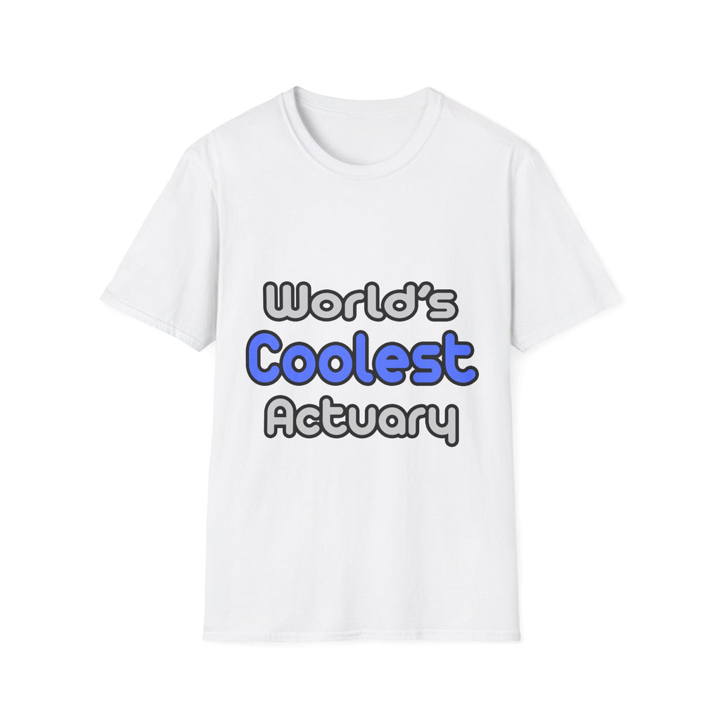 World's Coolest Actuary - Unisex Softstyle T-Shirt