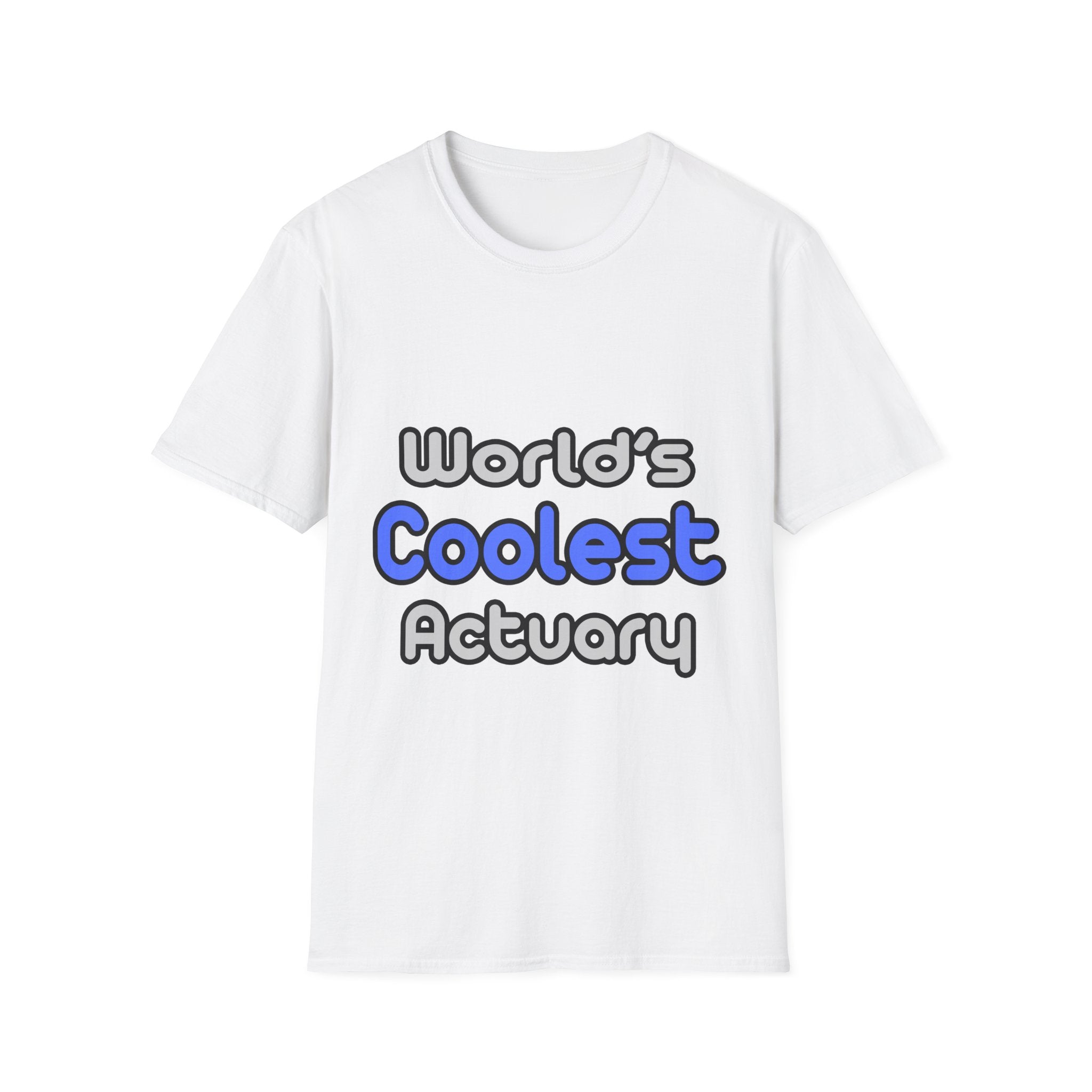World's Coolest Actuary - Unisex Softstyle T-Shirt