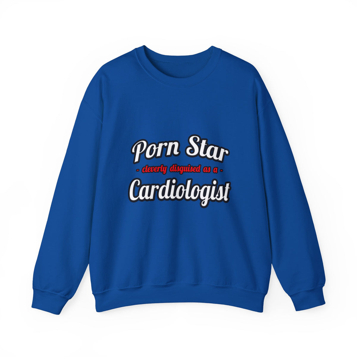 Porn Star...Cardiologist (2) - Unisex Heavy Blend™ Crewneck Sweatshirt