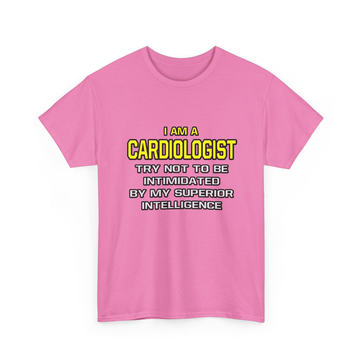Cardiologist...Superior Intelligence - Unisex Heavy Cotton Tee