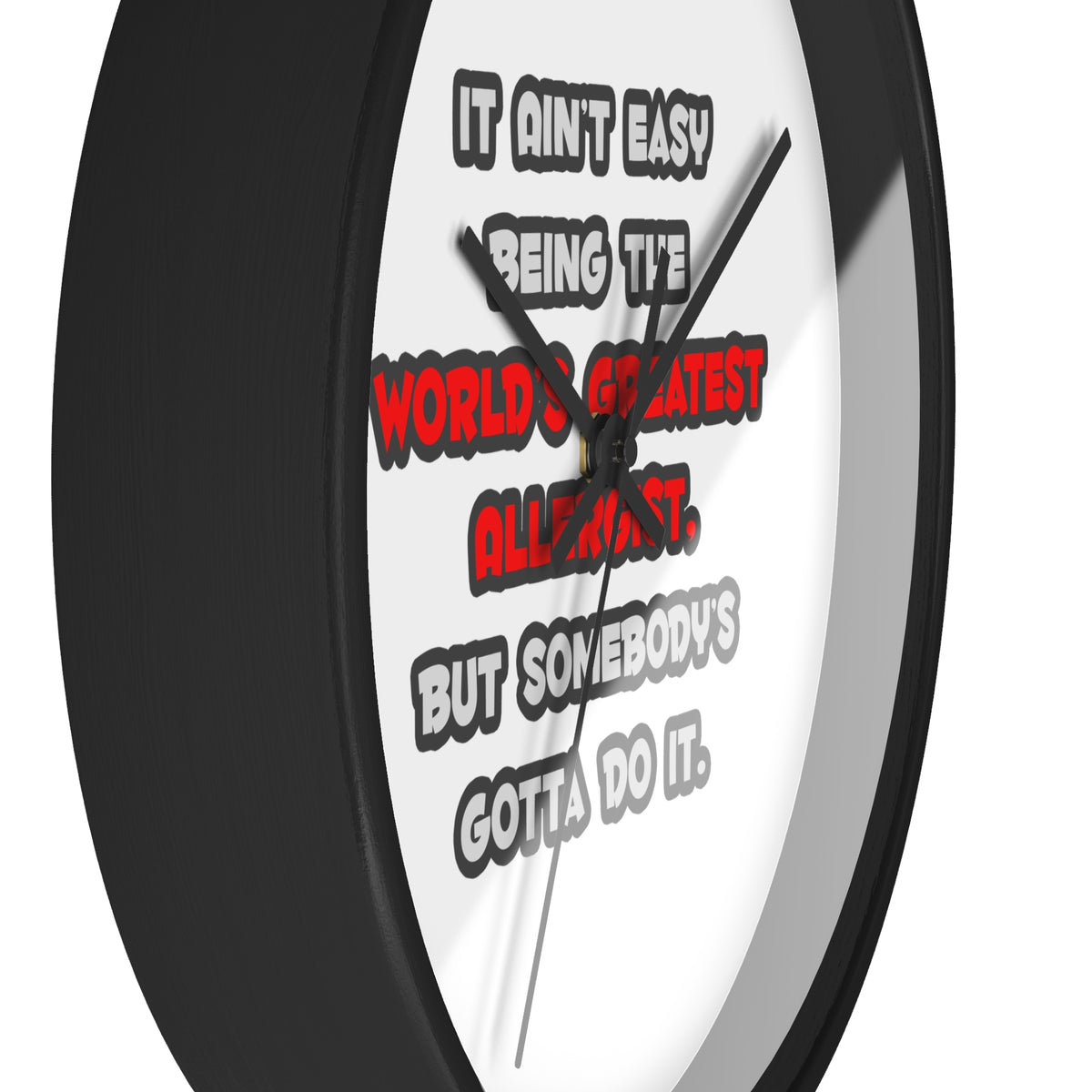 World's Greatest Allergist Joke - Wall Clock
