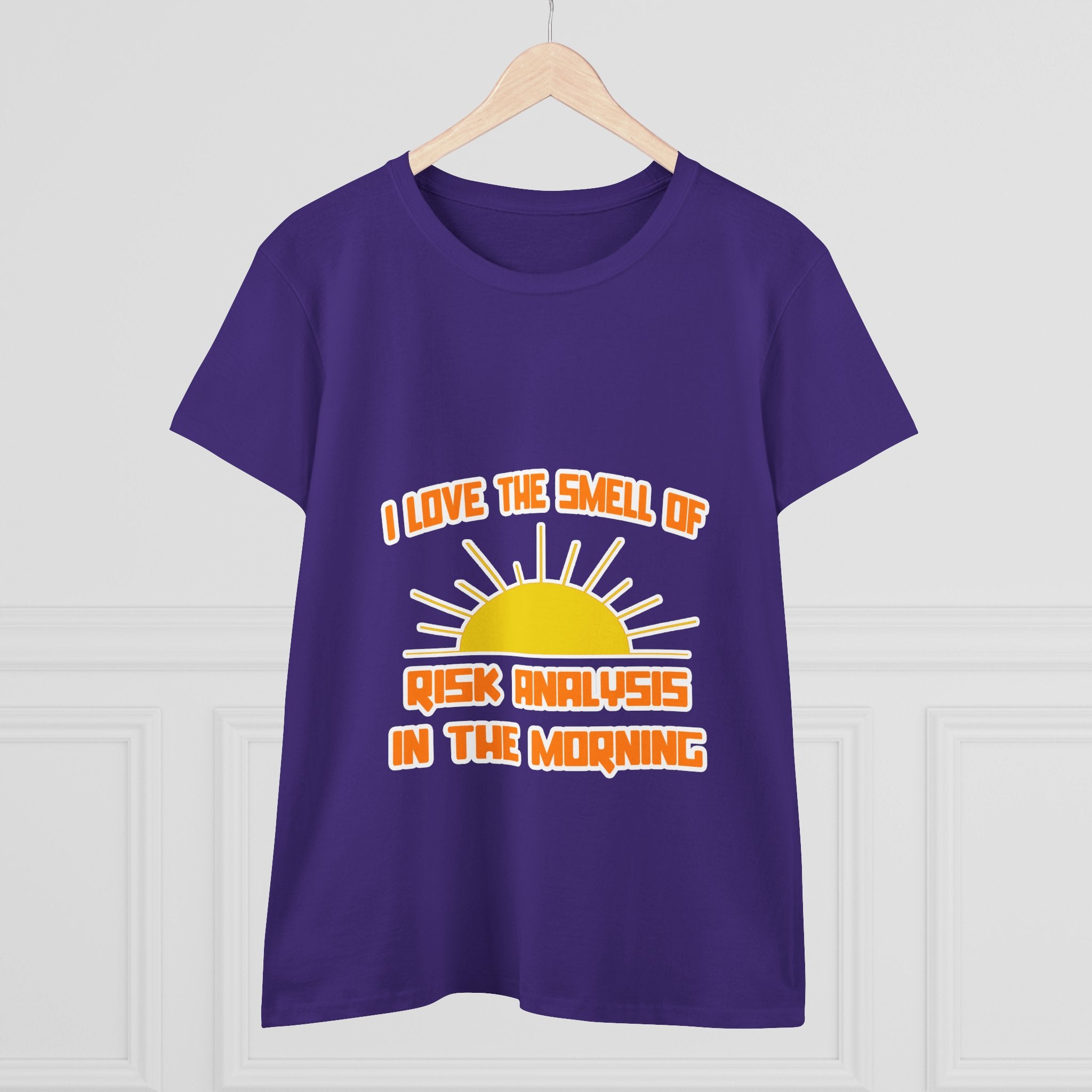 Smell of Risk Analysis in the Morning - Women's Midweight Cotton Tee