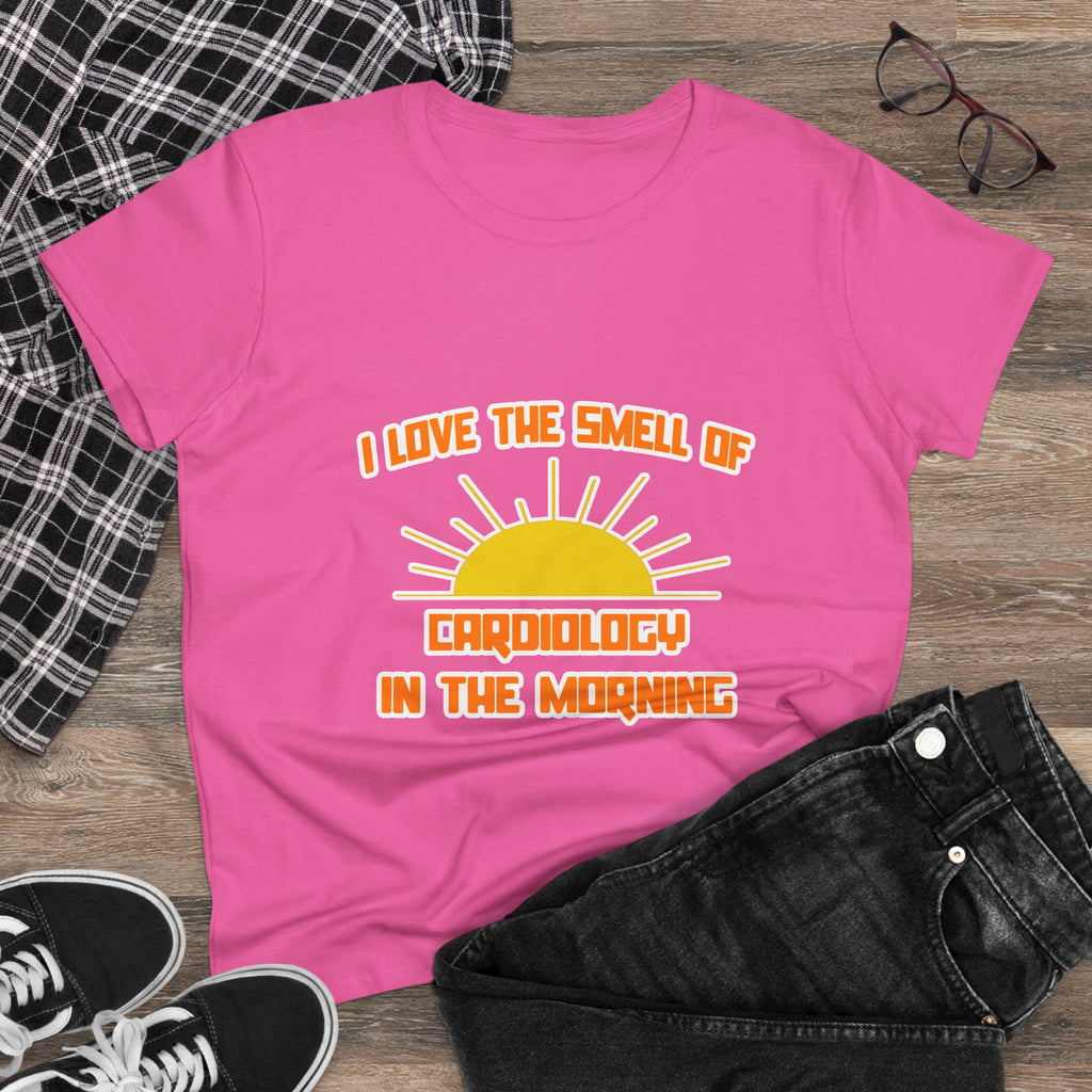 Smell of Cardiology in the Morning - Women's Midweight Cotton Tee