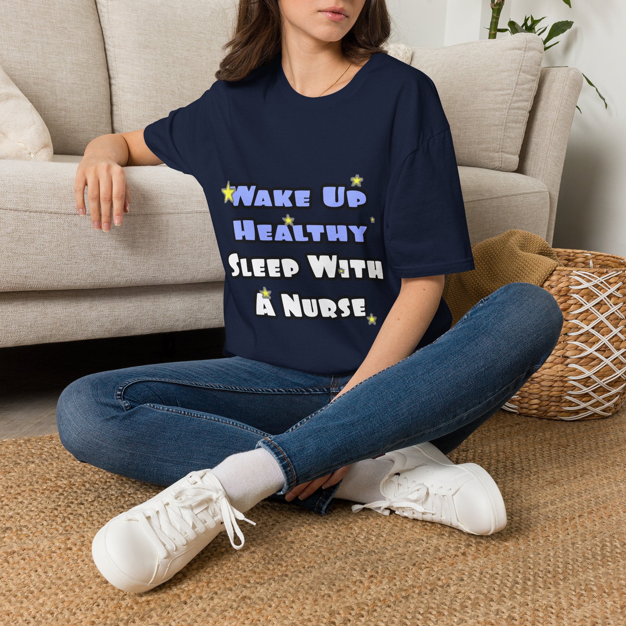 Wake Up Healthy...Sleep With a Nurse - Unisex Softstyle T-Shirt
