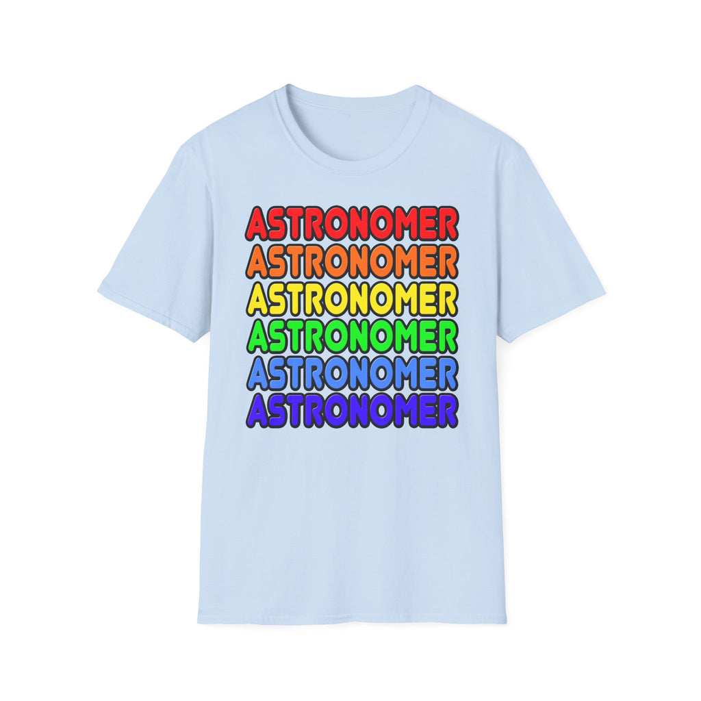 Rainbow Astronomer - Unisex Softstyle T-Shirt
