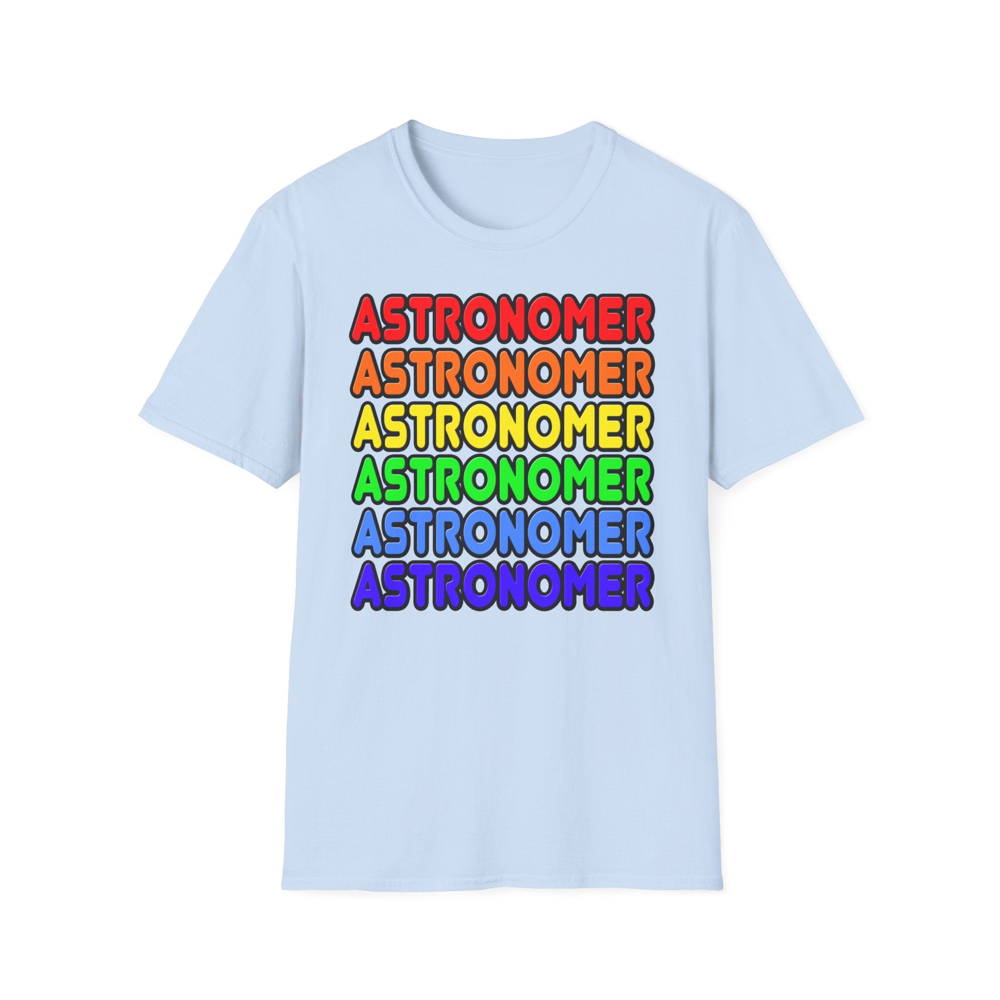 Rainbow Astronomer - Unisex Softstyle T-Shirt