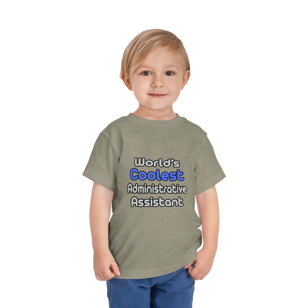 World's Coolest Administrative Assistant - Toddler Short Sleeve Tee