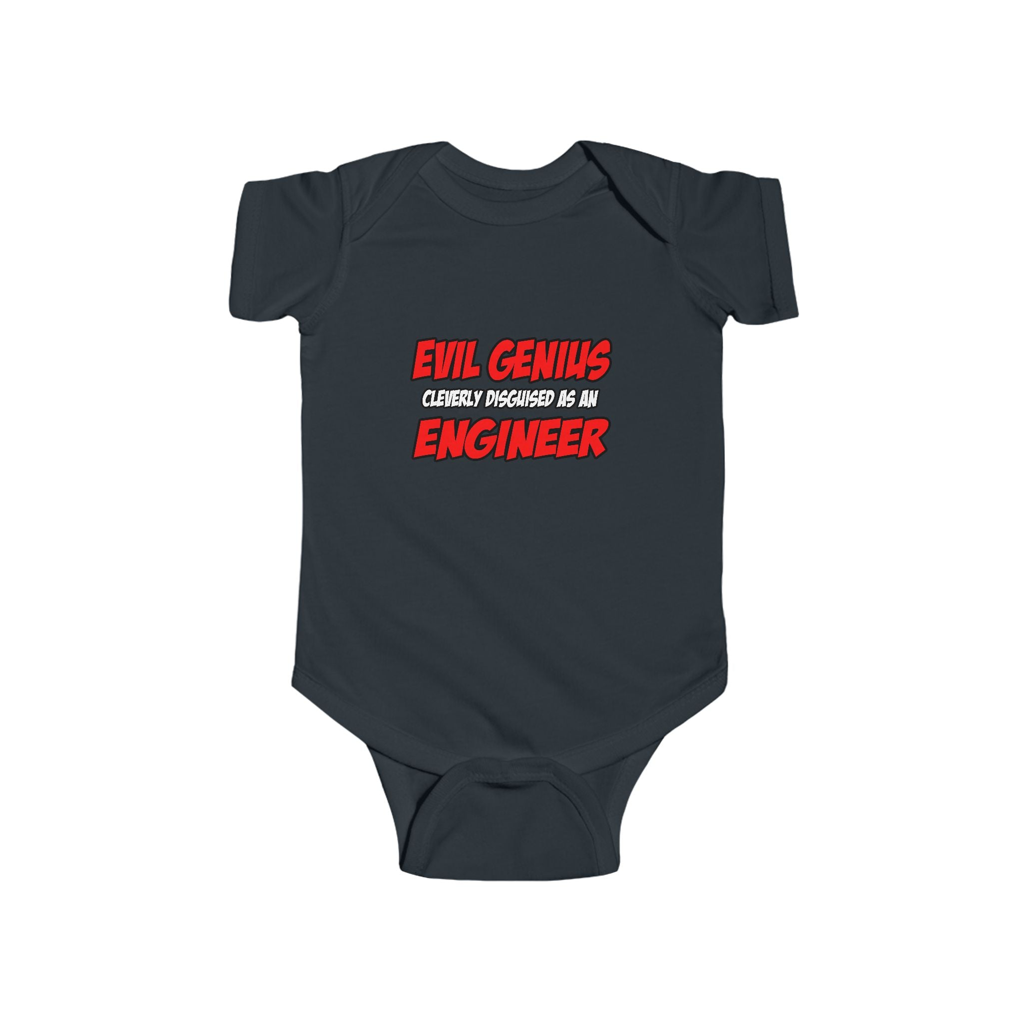 Evil Genius...Engineer - Infant Fine Jersey Bodysuit