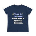 Wake Up Smarter...Sleep With a Chemical Engineer - Women's Midweight Cotton Tee