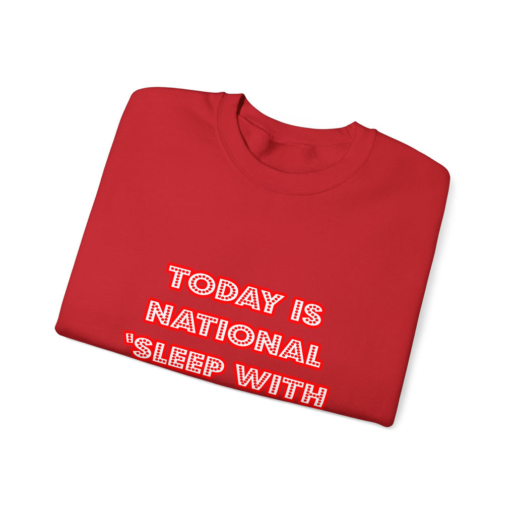 National 'Sleep With a Nurse' Day - Unisex Heavy Blend™ Crewneck Sweatshirt