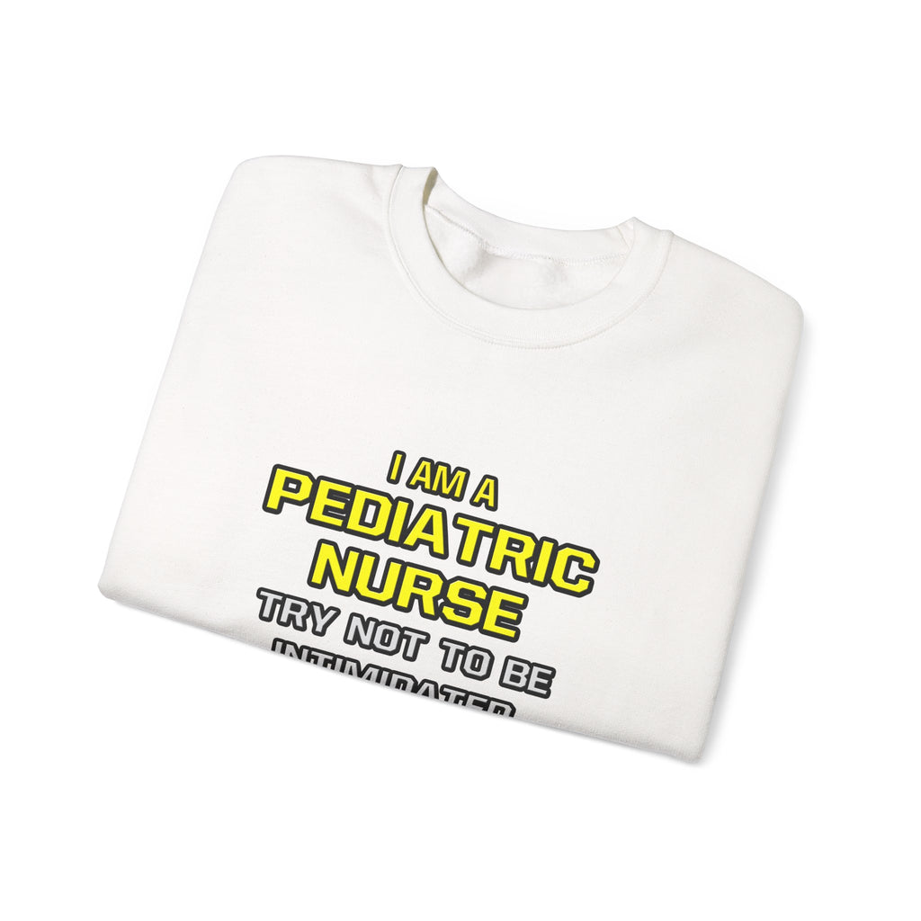 Pediatric Nurse...Superior Intelligence - Unisex Heavy Blend™ Crewneck Sweatshirt