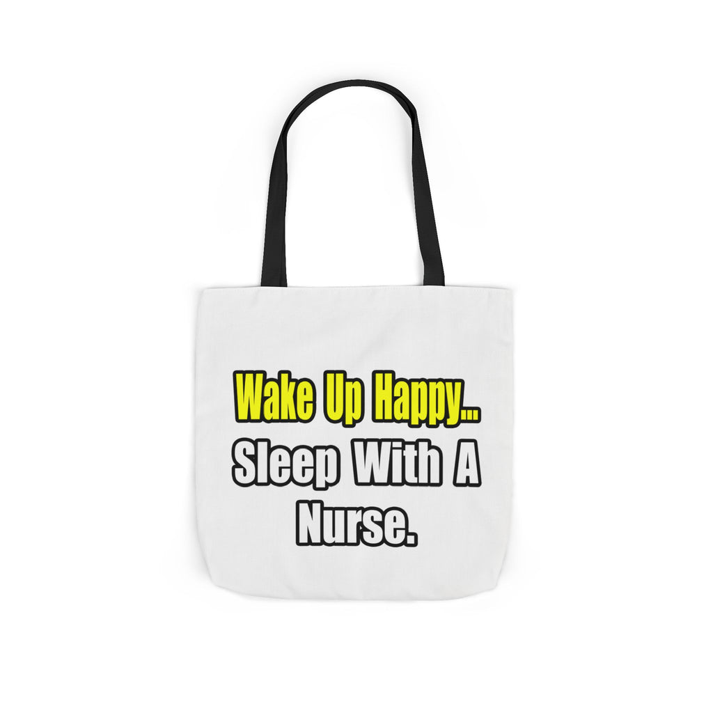 Sleep With a Nurse - Canvas Tote Bag, 5-Color Straps