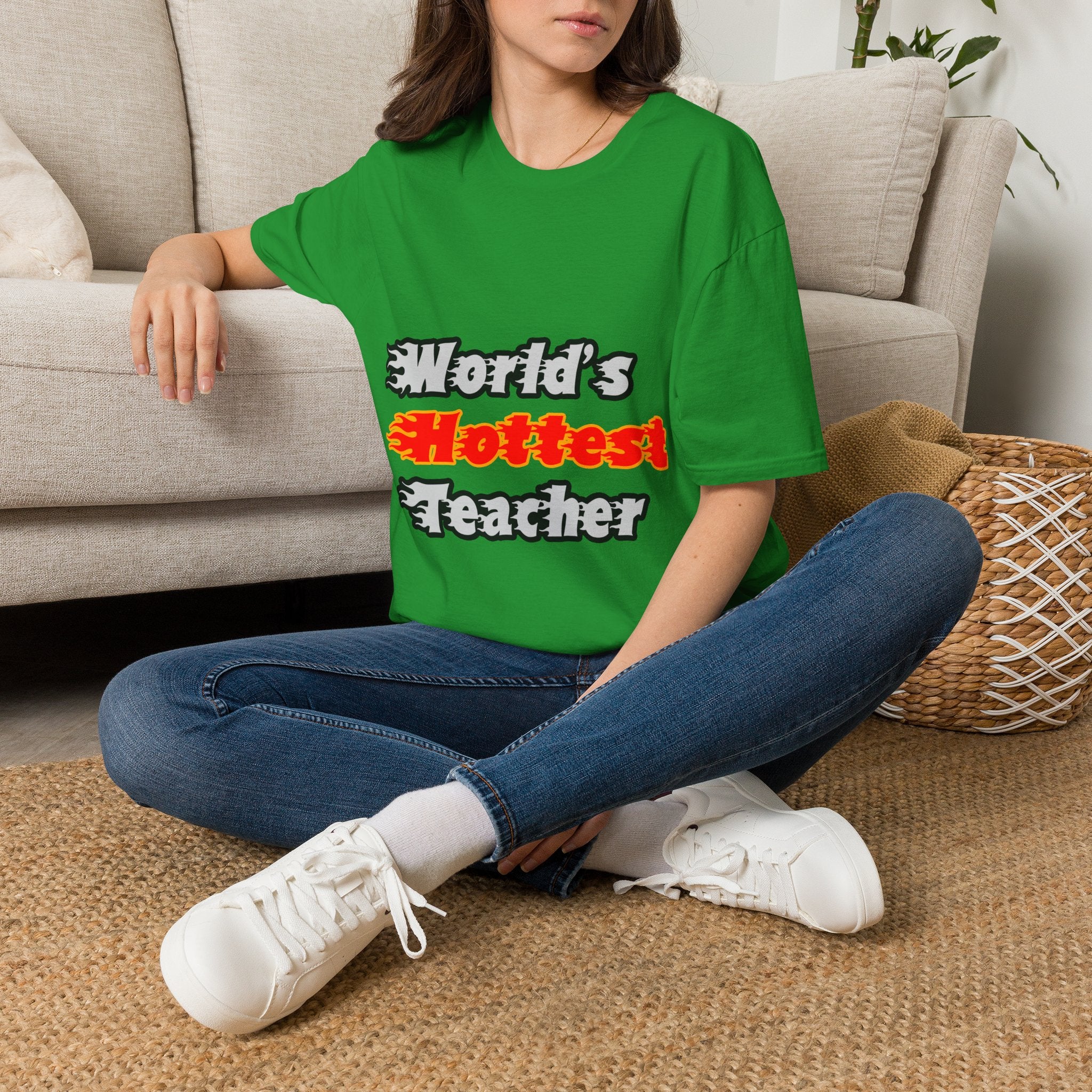 World's Hottest Teacher - Unisex Softstyle T-Shirt