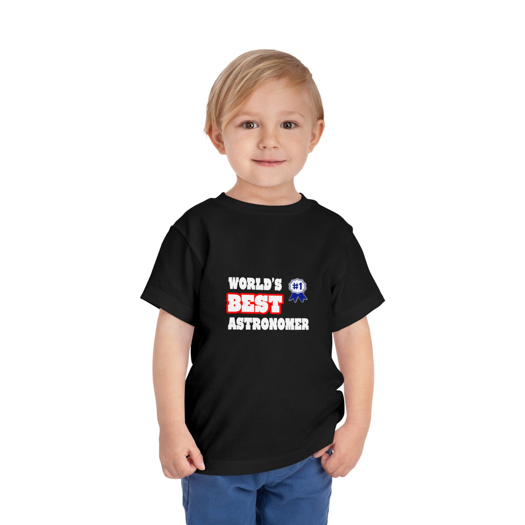World's Best Astronomer - Toddler Short Sleeve Tee