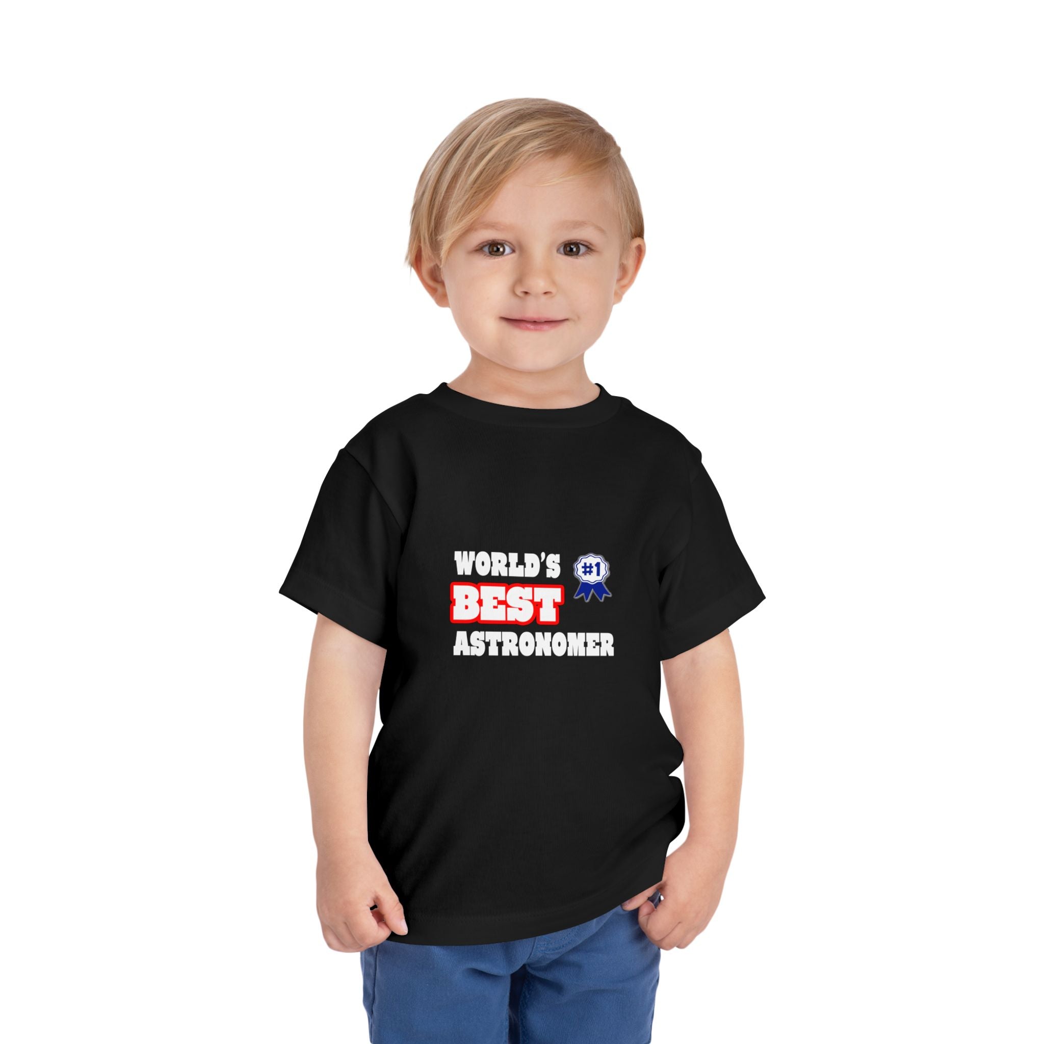 World's Best Astronomer - Toddler Short Sleeve Tee