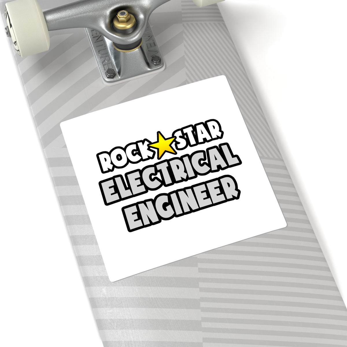Rock Star Electrical Engineer - Square Stickers