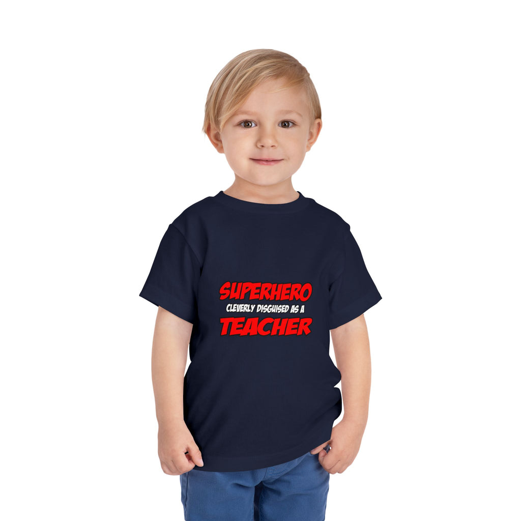 Superhero...Teacher - Toddler Short Sleeve Tee