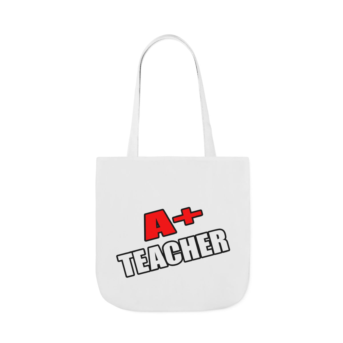 a plus teacher - Canvas Tote Bag, 5-Color Straps