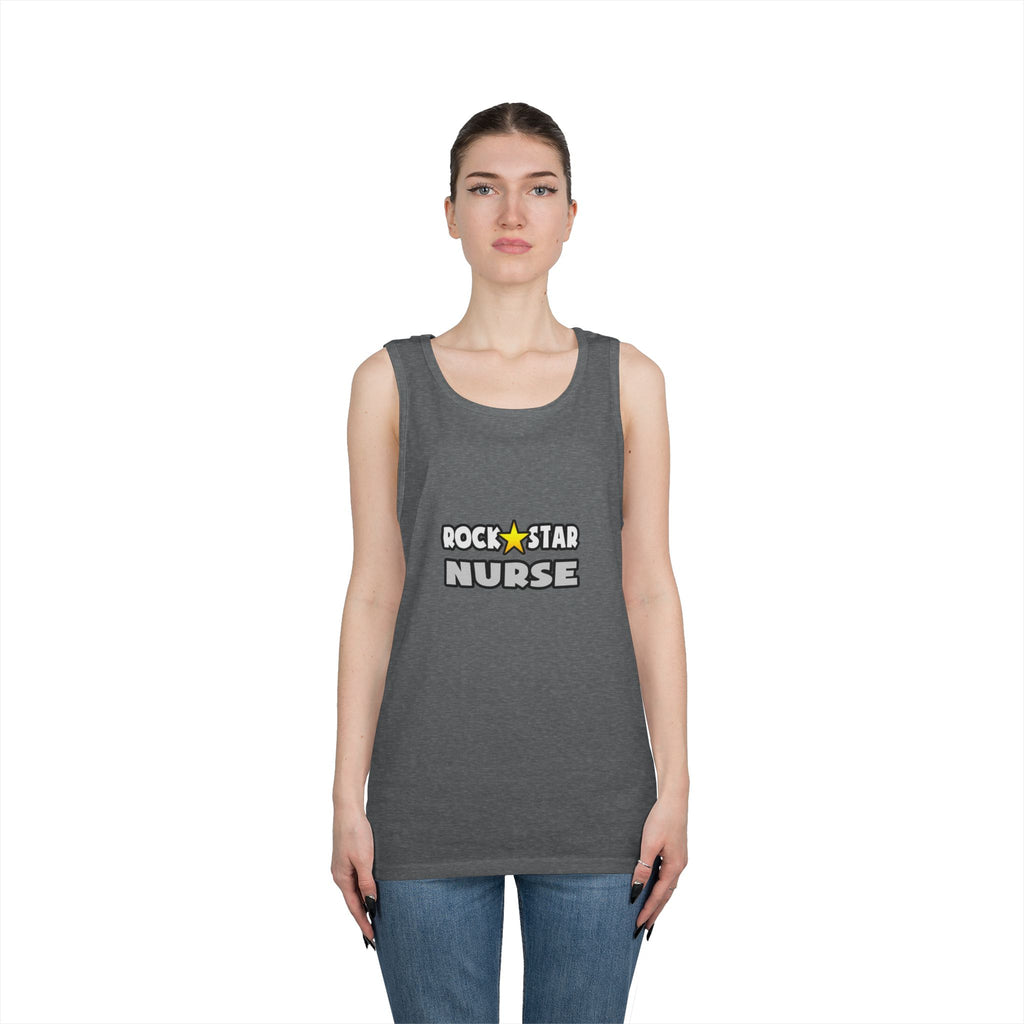 Rock Star Nurse (2) - Unisex Heavy Cotton Tank Top
